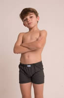 Art 390 | Boxer niño rayado con elástico embutido | Talles: 00 al 5