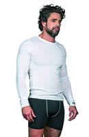 Art 11945 | Camiseta térmica  | Color: Blanco-Negro | Talle: S-M-L-XL-XXL