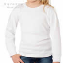 Art 975 | camiseta interlock blanco  | Talles: 2-4 6-8 10