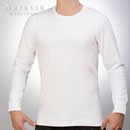Art 992 | camiseta interlock m-larga (blanco) | Talles: 38-40-42-44-46-48-50