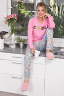 Art 22200 | Pijama Cookie en modal pantalon sublimado  | Talles: 1al 4 | Colores: surtido