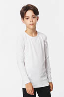 Art 130 | Camiseta térmica microfibra junior | Colores: blanco - negro | Talles: 6 al 16