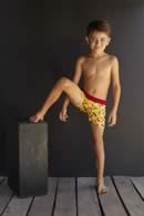 Art 1009 | Boxer niño alg/lyc estampado GATOS | Talles: 2 al 14
