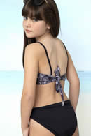 Art 2405 | bikini full estampa atado en espalda con collaretas a contratono  | Talles: 14 al 18 | Colores: surtido
